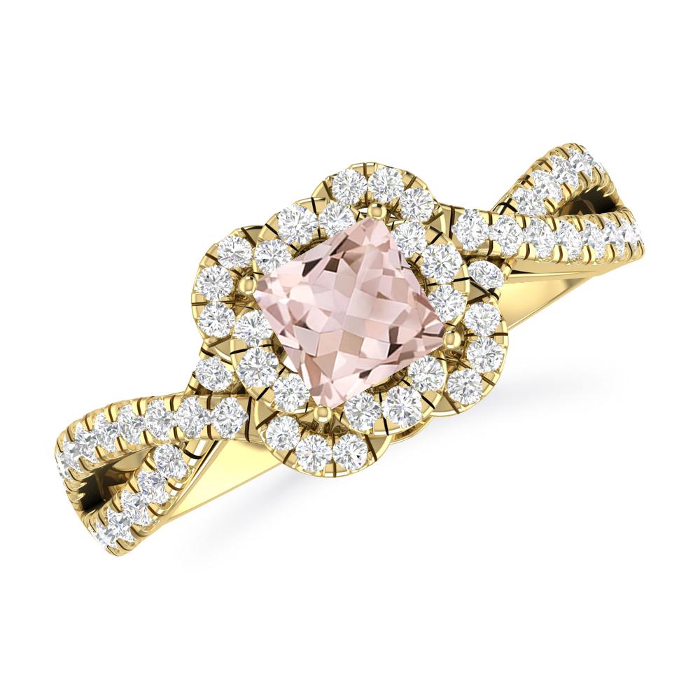 Yellow Gold - Morganite