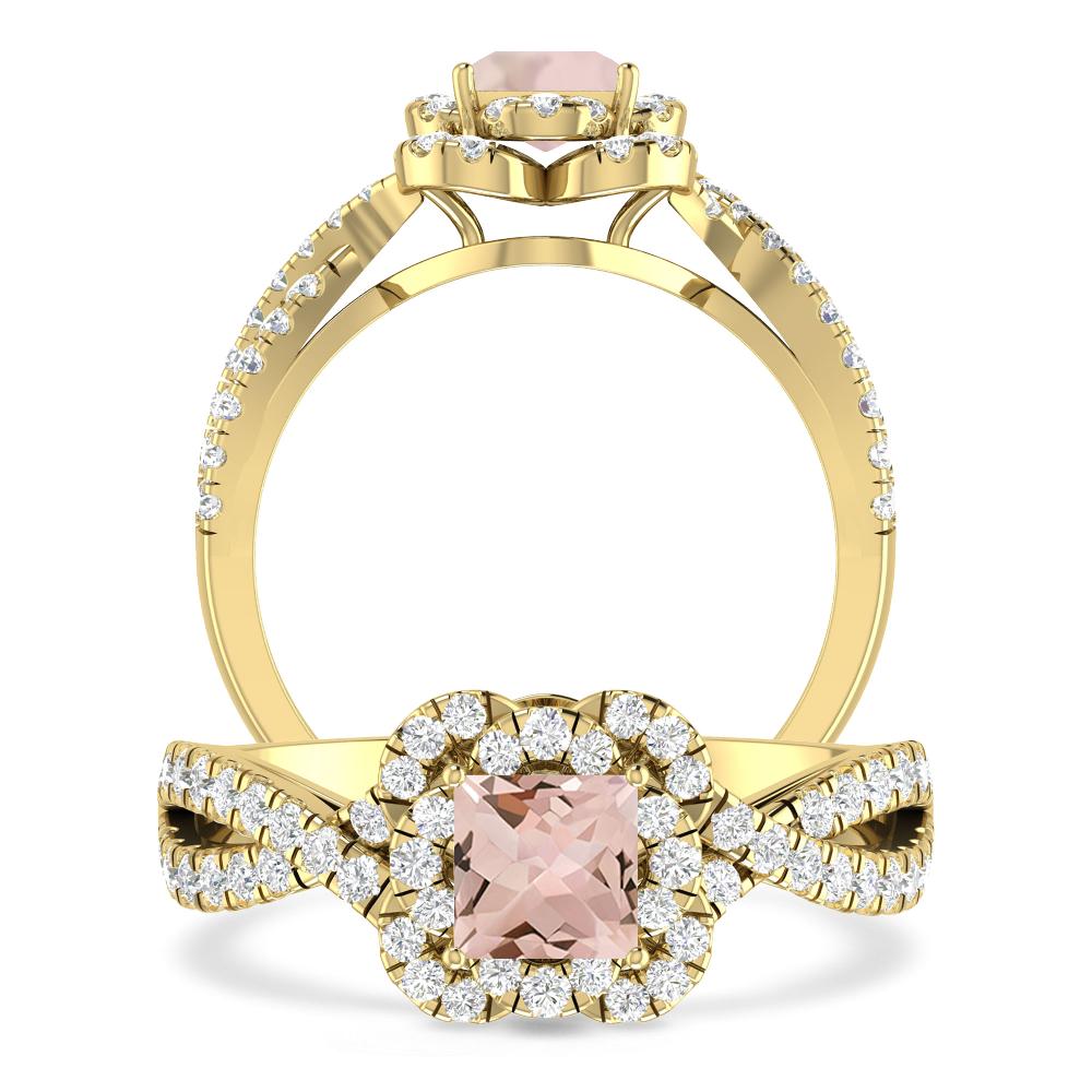 Yellow Gold - Morganite