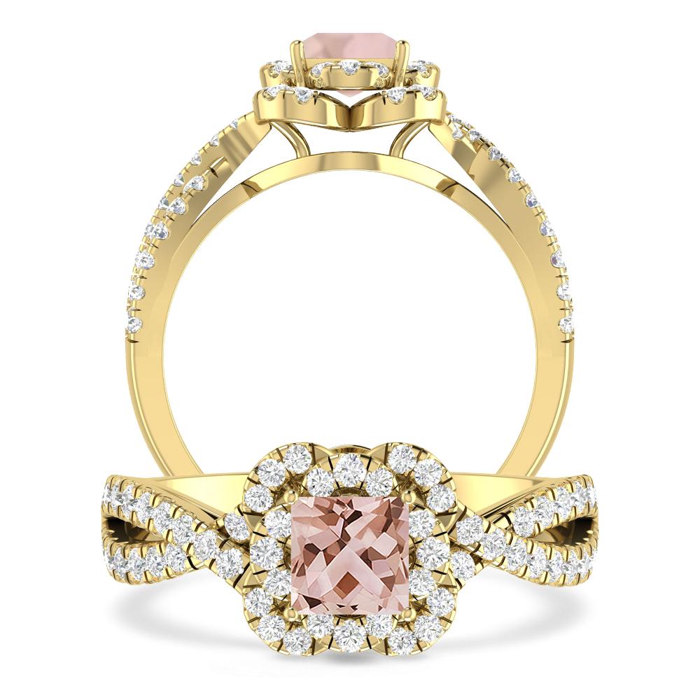 Yellow Gold - Morganite