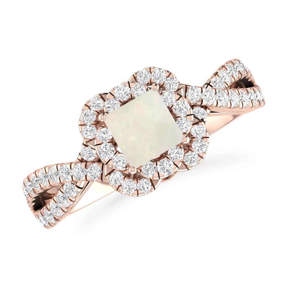 Rose Gold - Opal