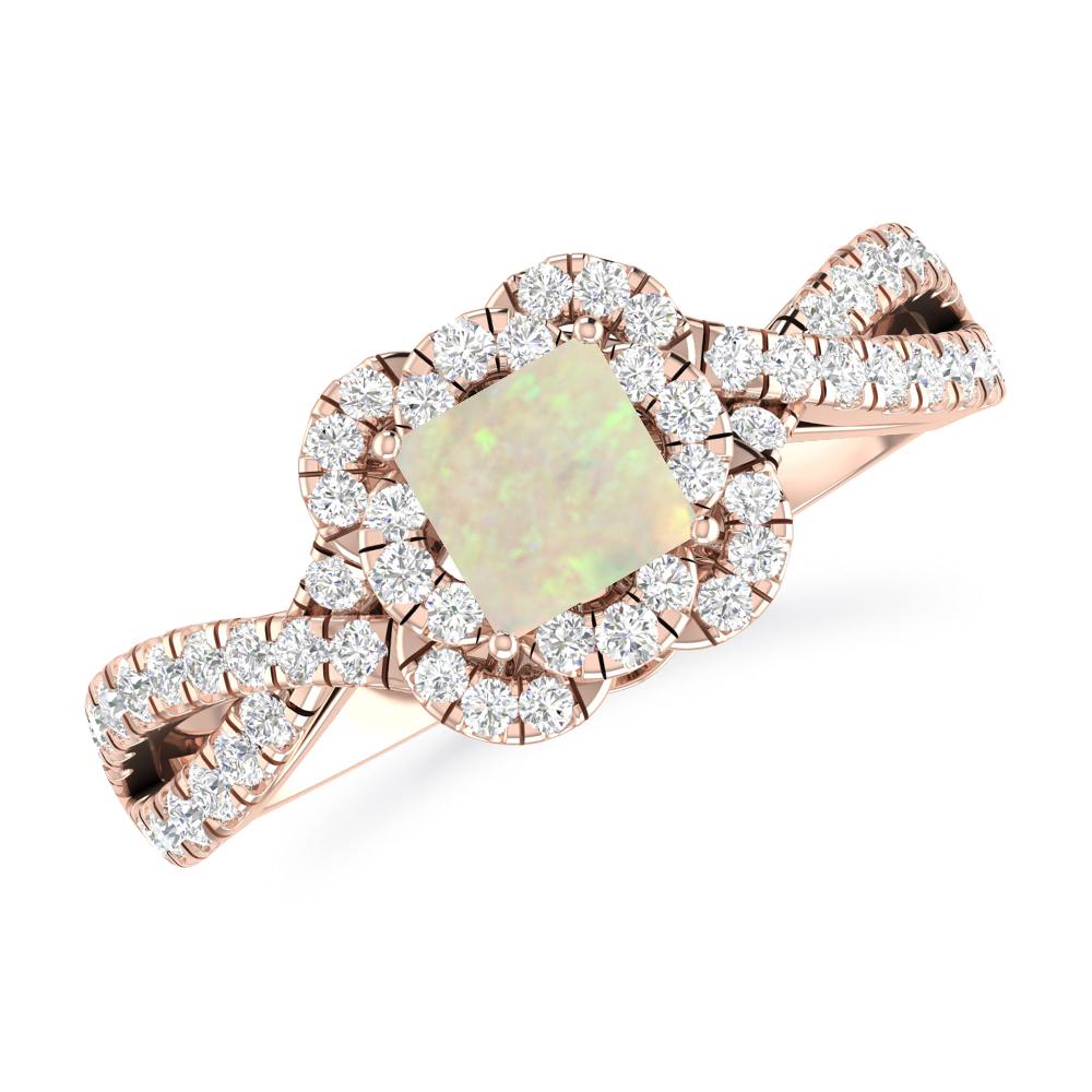 Rose Gold - Opal
