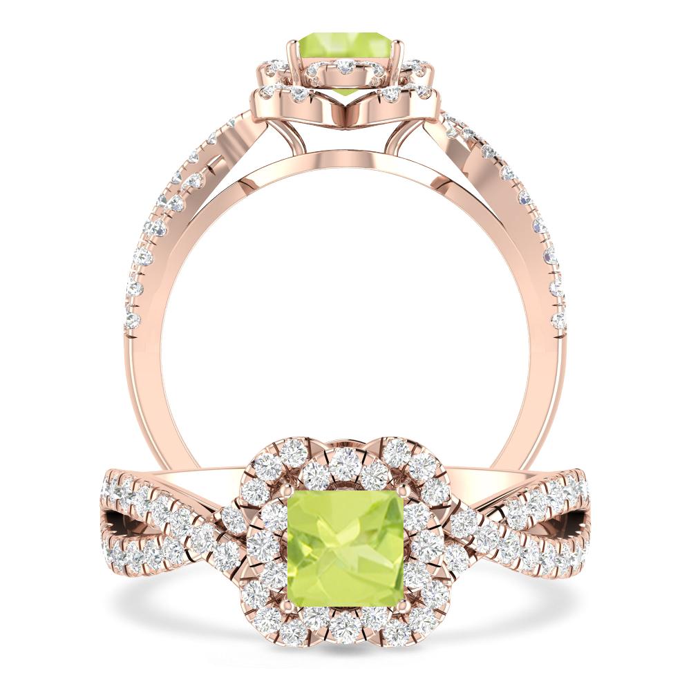Rose Gold - Peridot