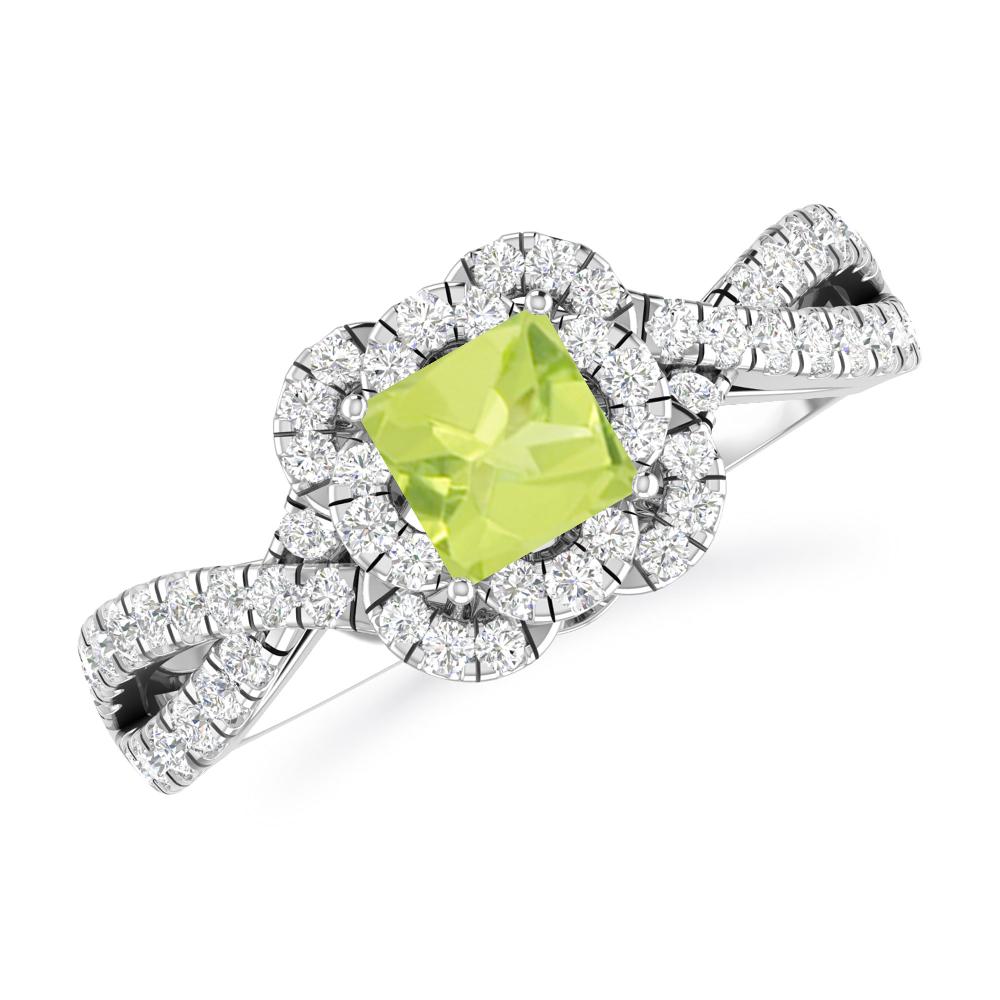 White Gold - Peridot