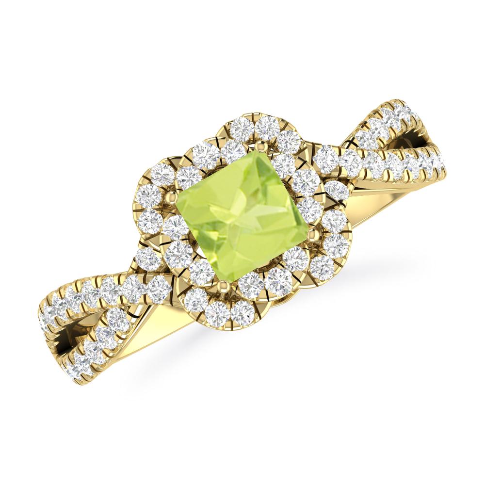 Yellow Gold - Peridot