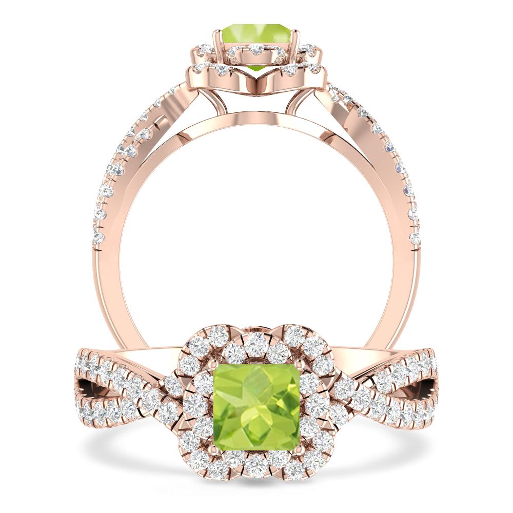 Rose Gold - Peridot