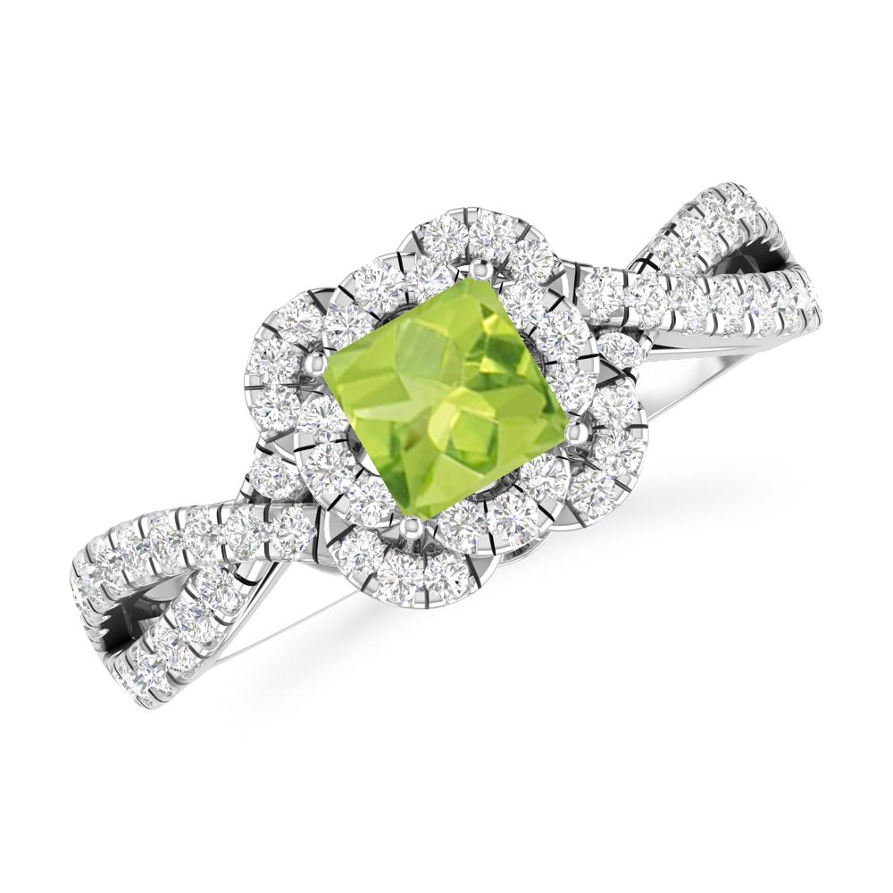 White Gold - Peridot