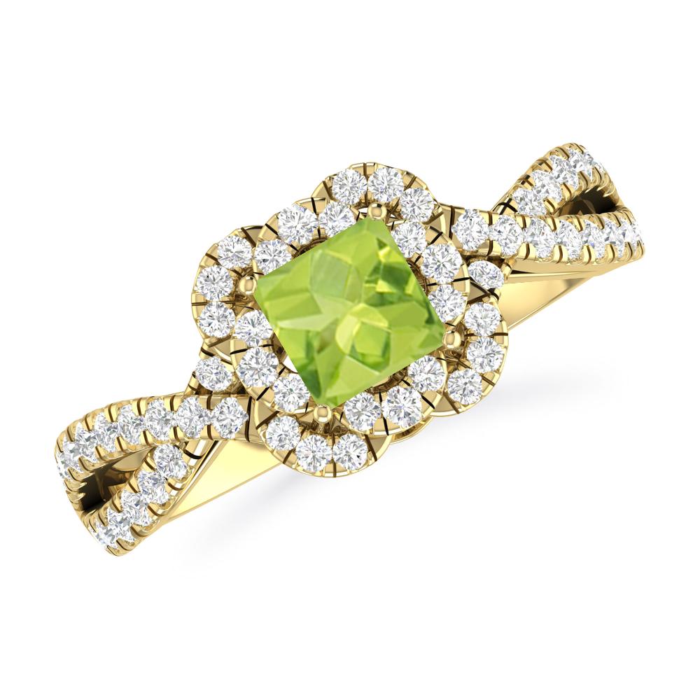 Yellow Gold - Peridot