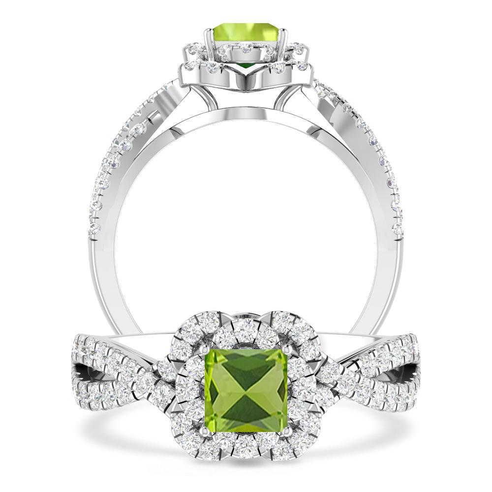 White Gold - Peridot