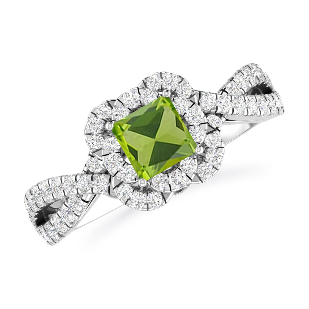 White Gold - Peridot