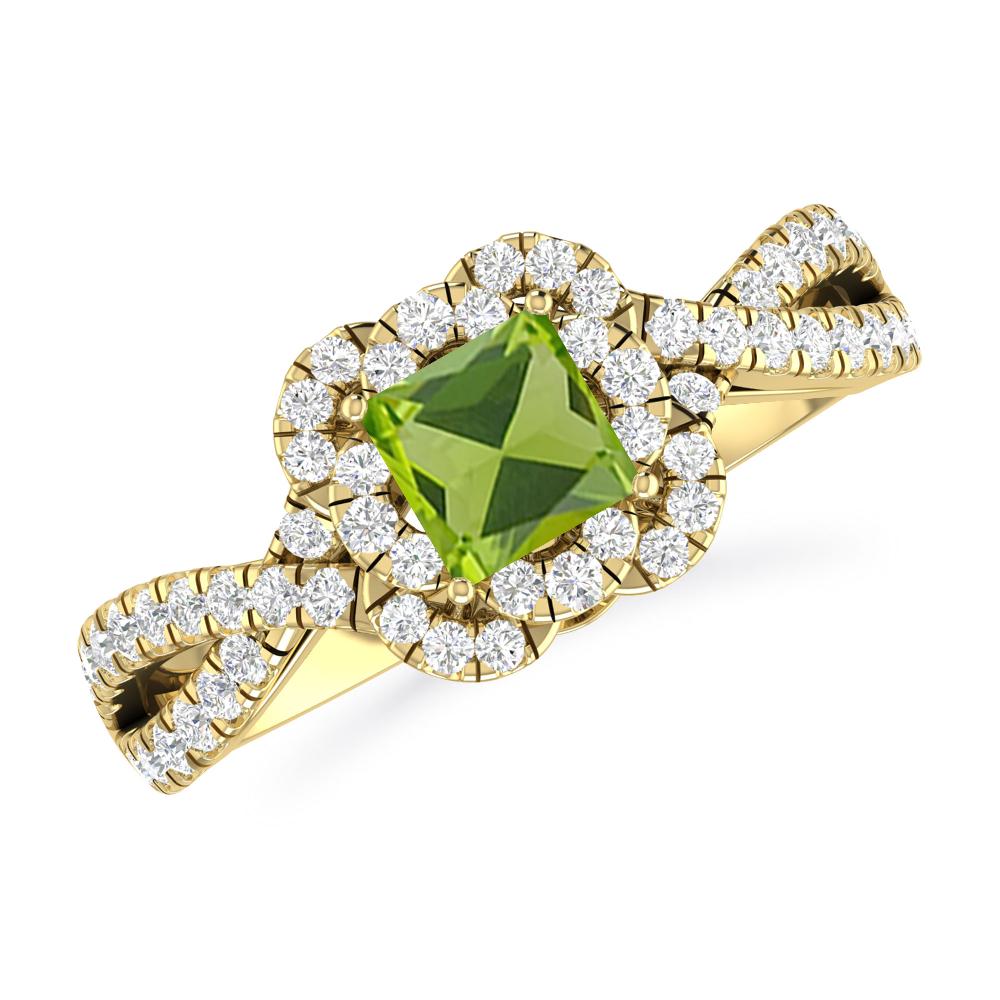 Yellow Gold - Peridot