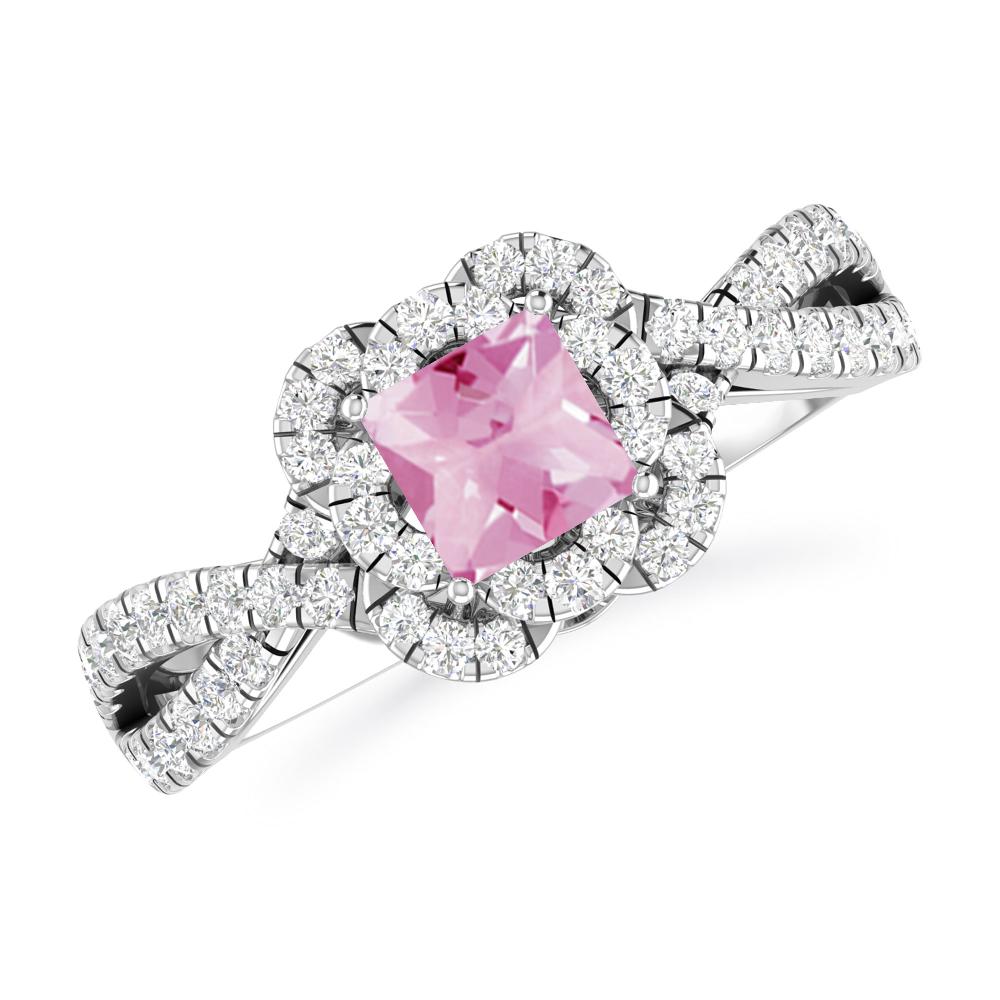 White Gold - Pink Tourmaline
