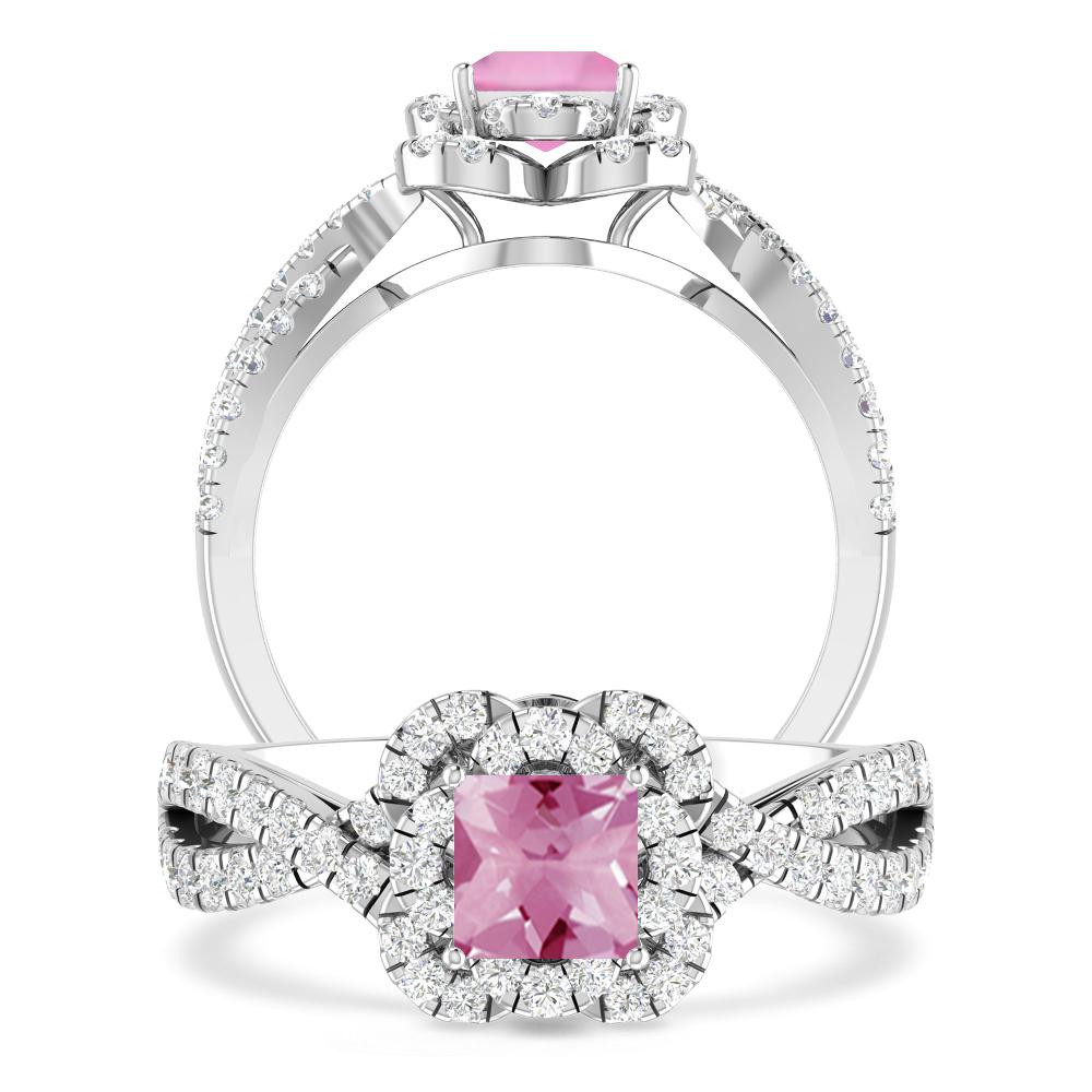 White Gold - Pink Tourmaline