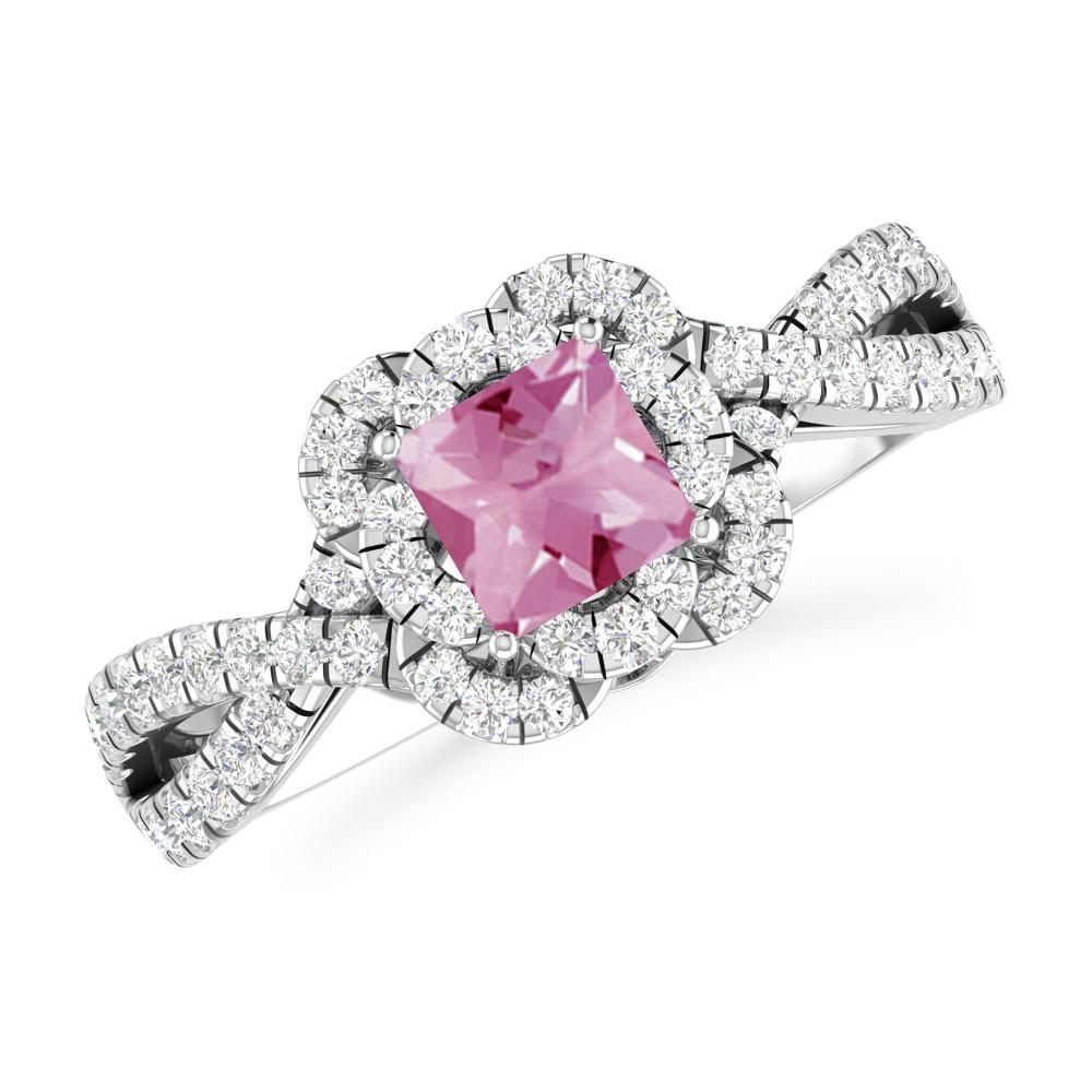 White Gold - Pink Tourmaline