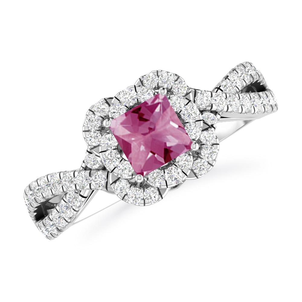 White Gold - Pink Tourmaline