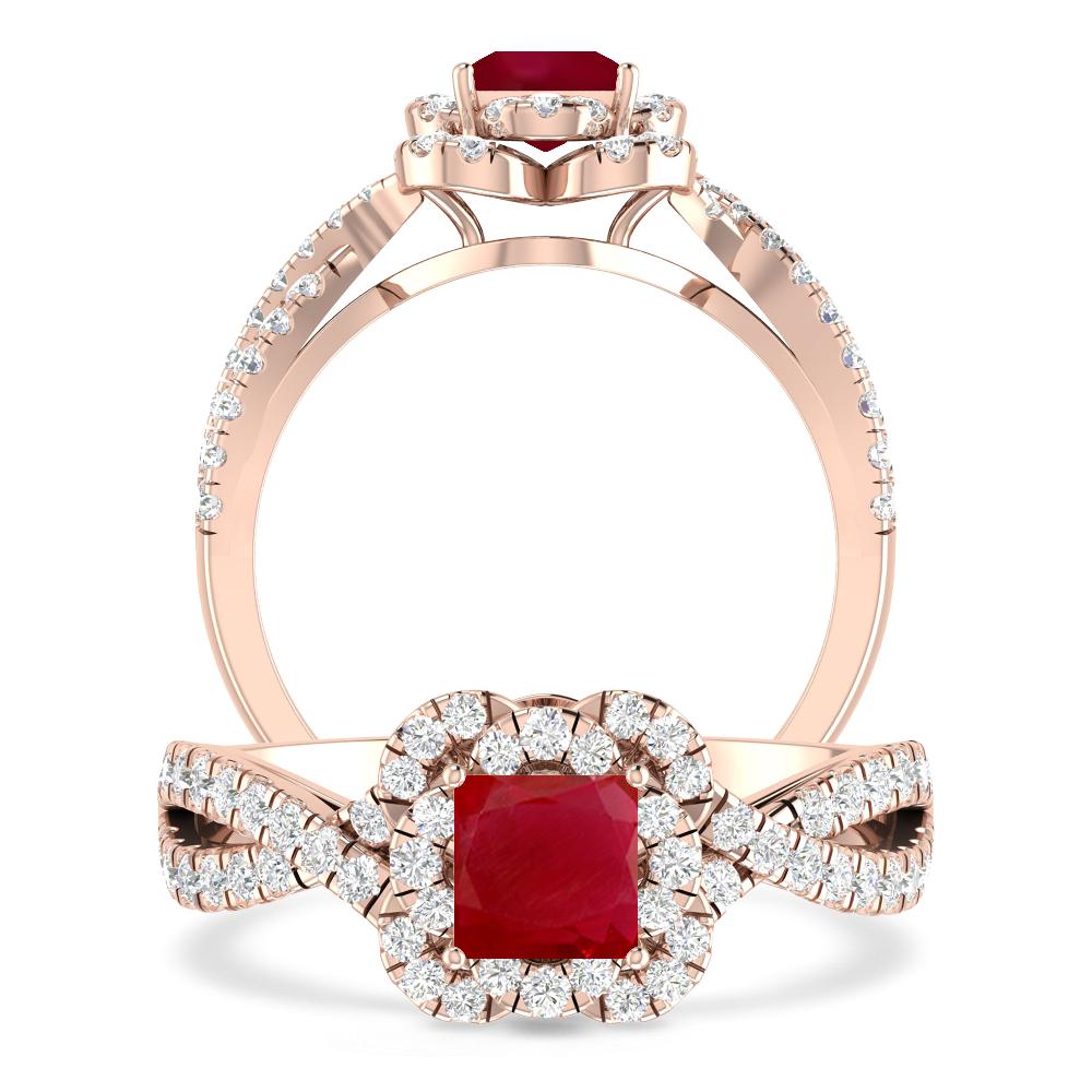 Rose Gold - Ruby