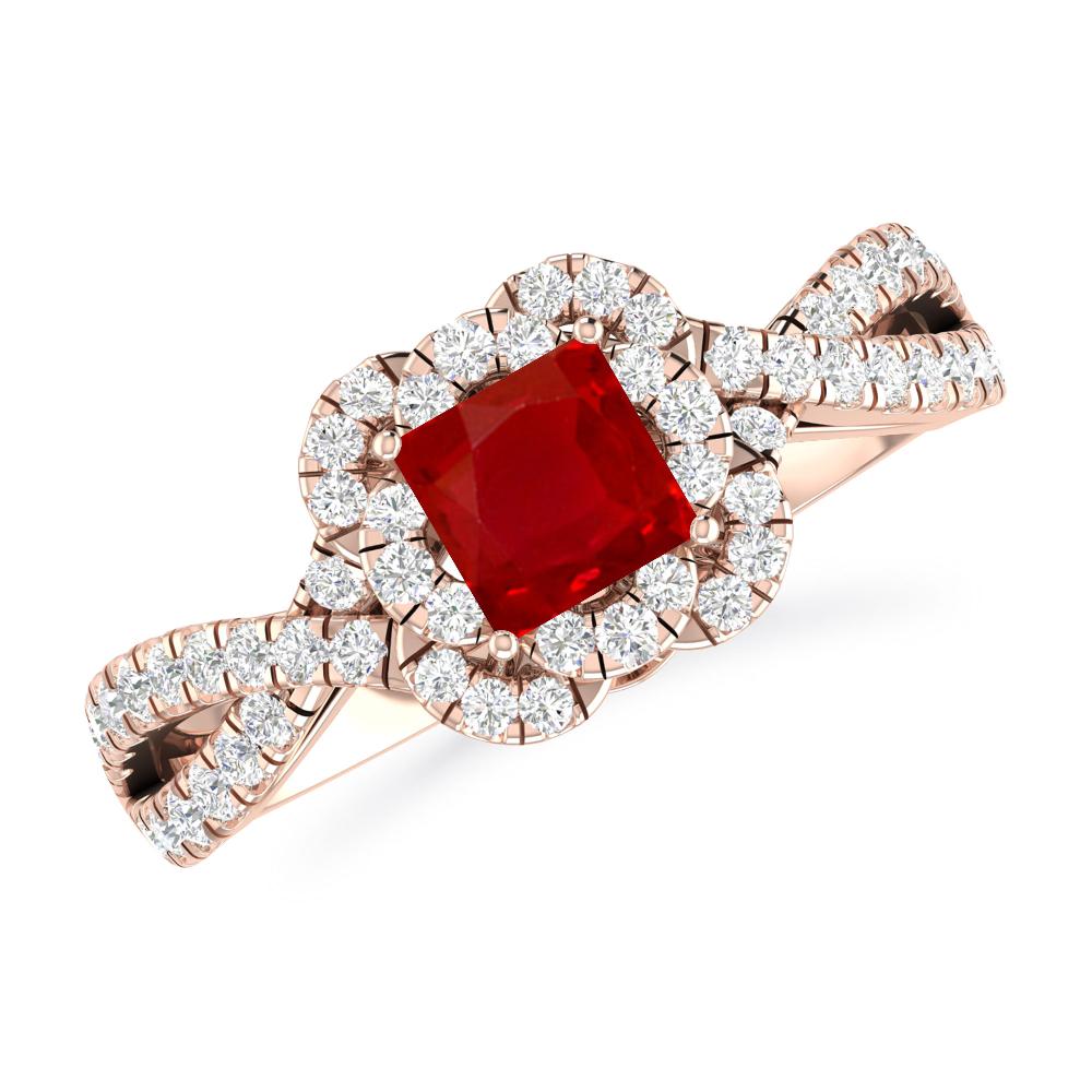 Rose Gold - Ruby
