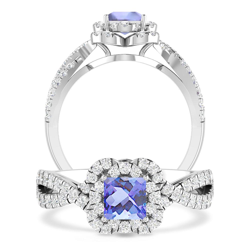 White Gold - Tanzanite