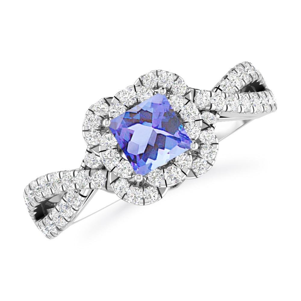 White Gold - Tanzanite