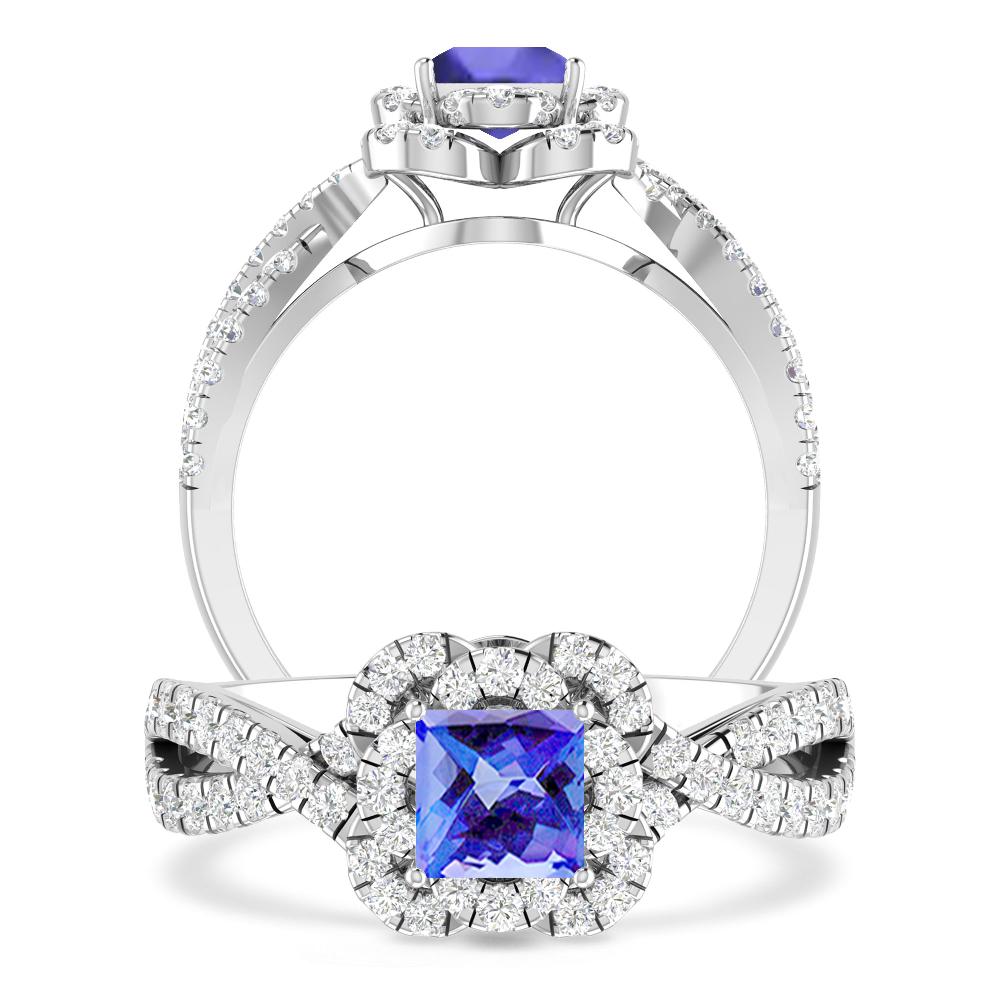 White Gold - Tanzanite