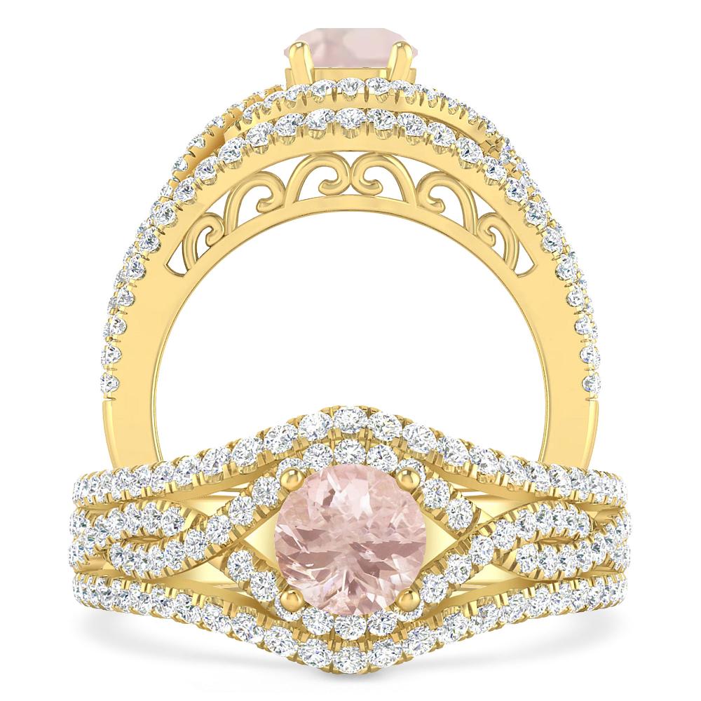 Yellow Gold - Morganite