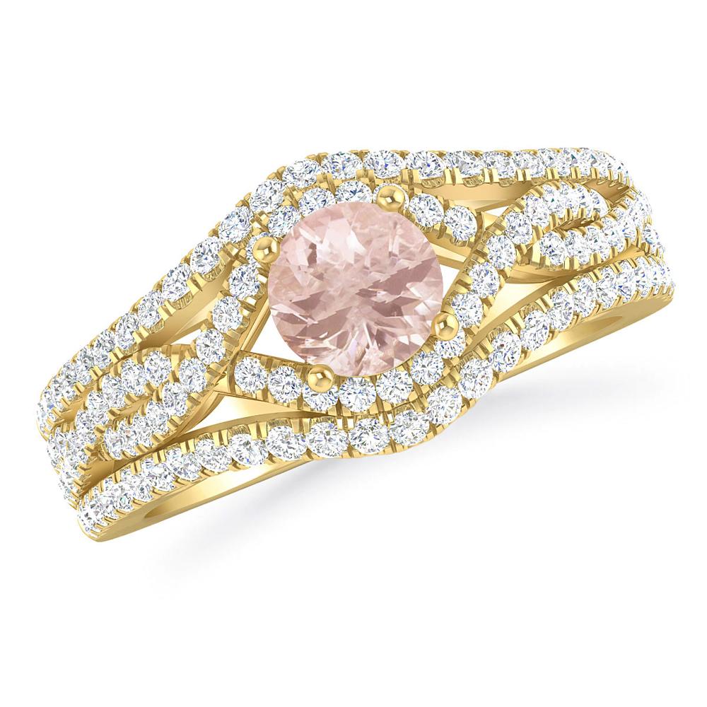 Yellow Gold - Morganite