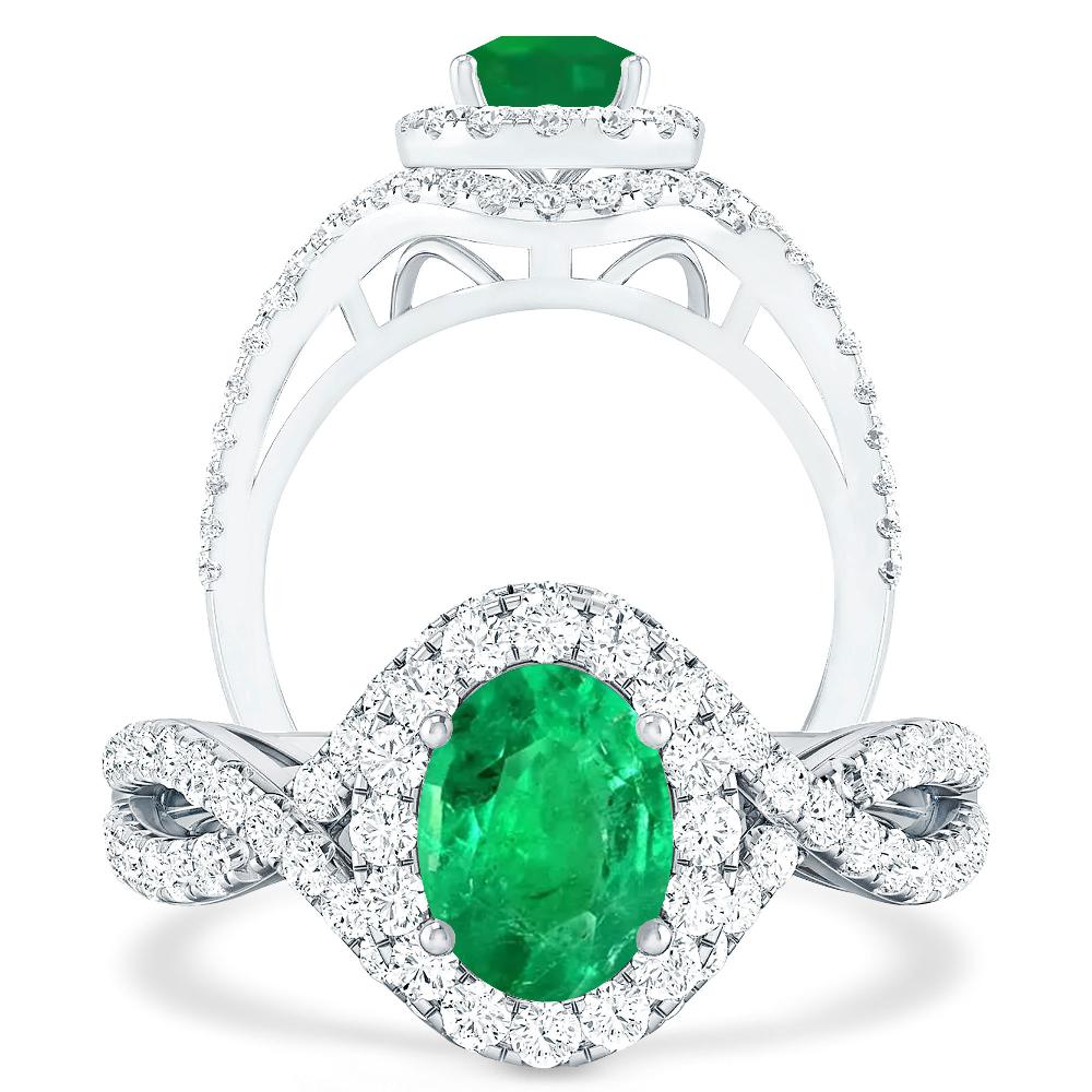 White Gold - Emerald