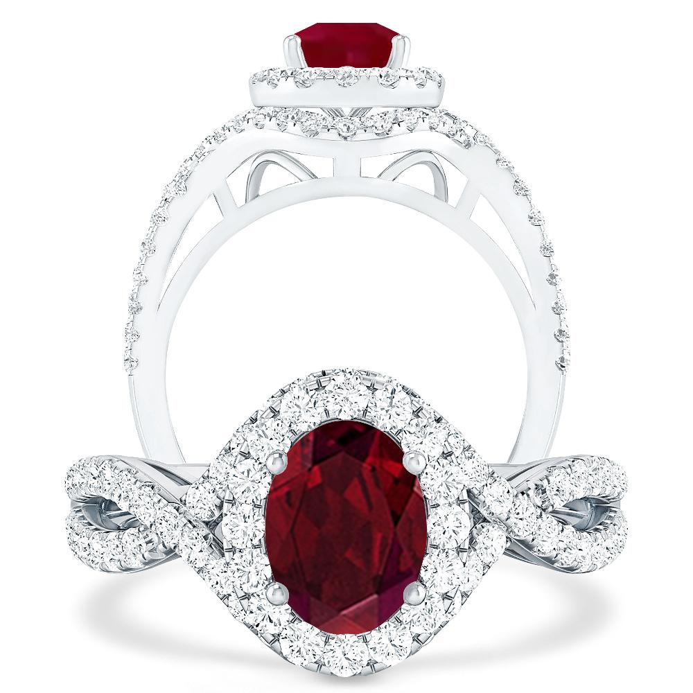 White Gold - Garnet