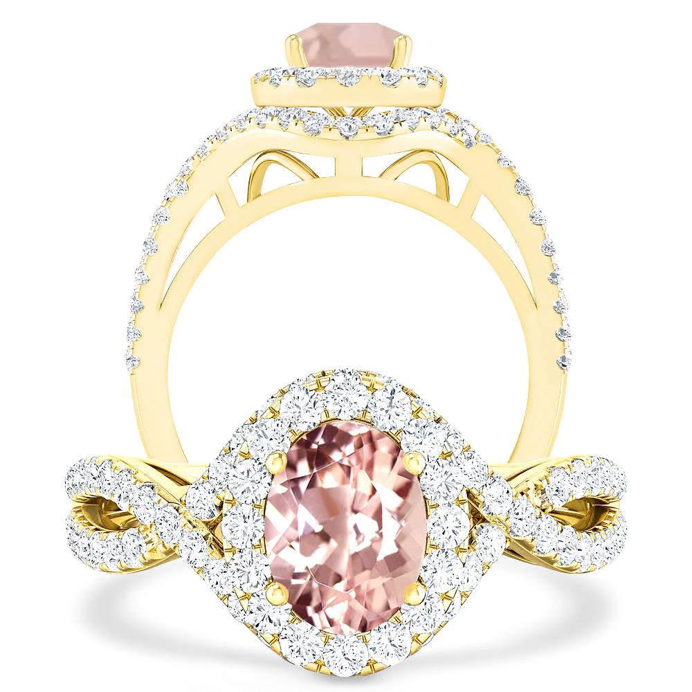 Yellow Gold - Morganite