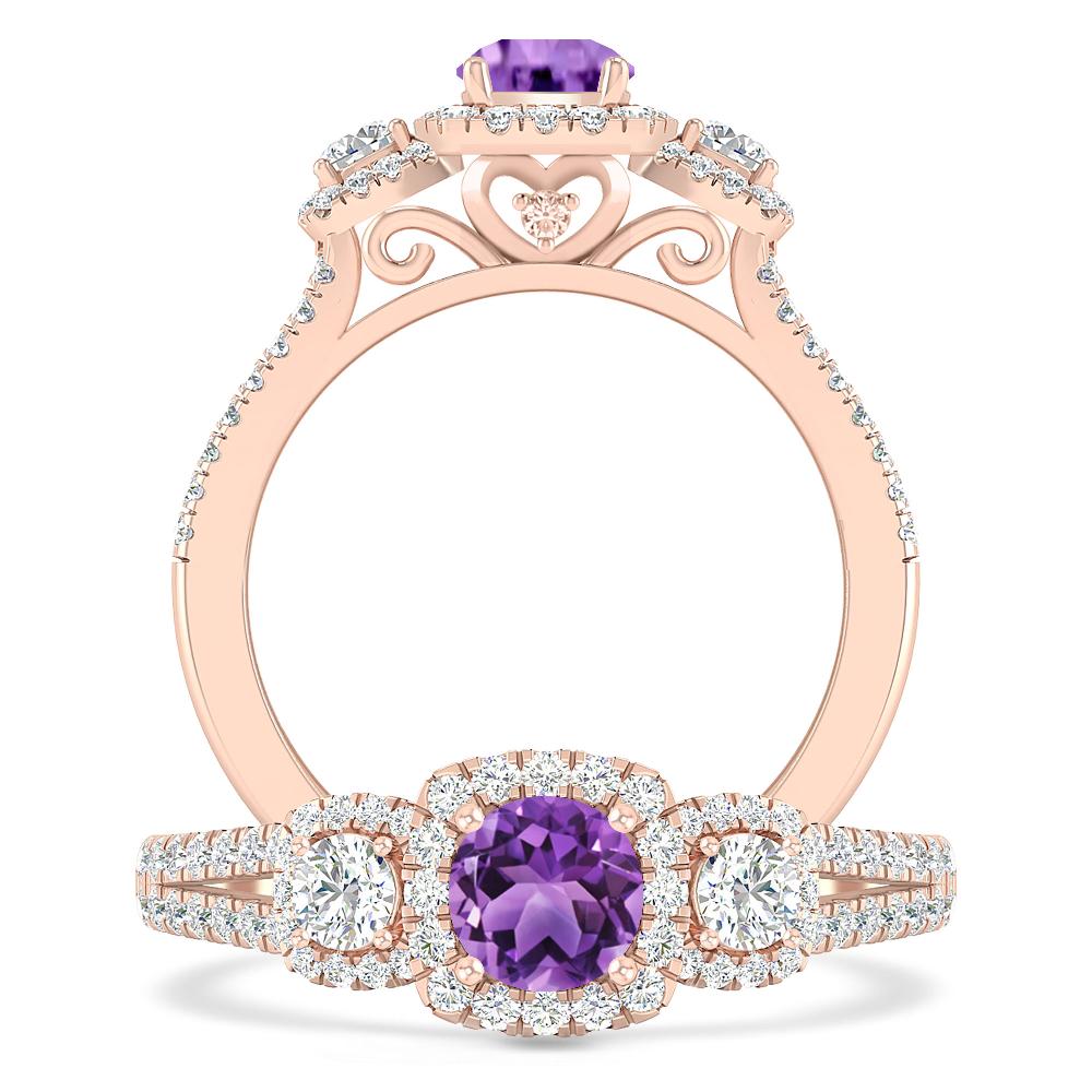 Rose Gold - Amethyst