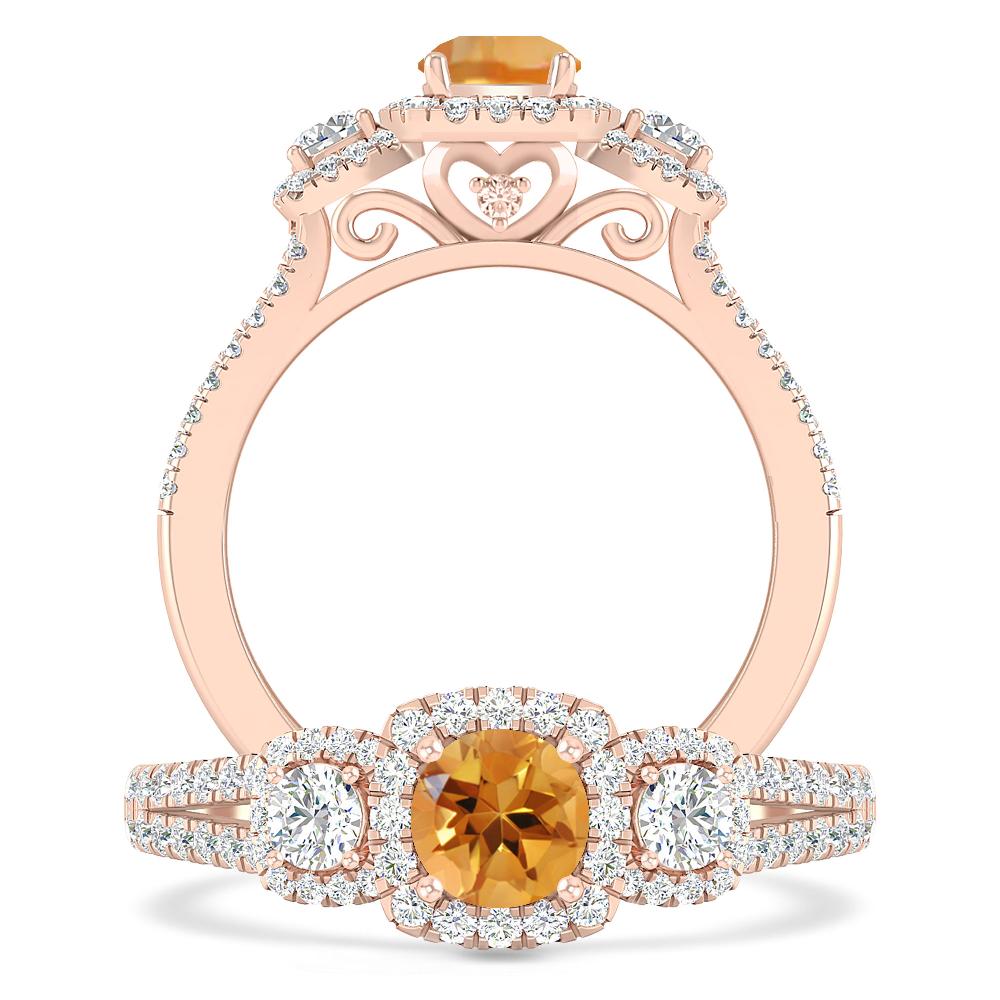 Rose Gold - Citrine