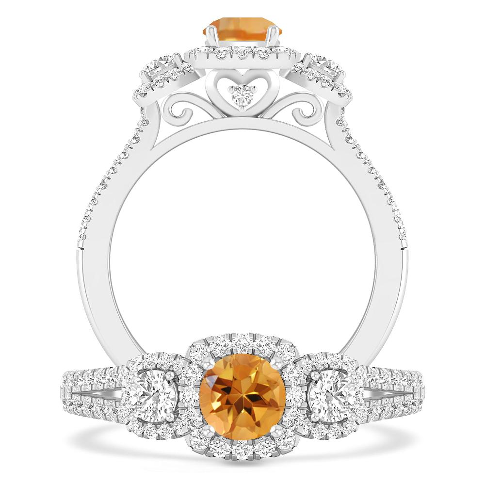 White Gold - Citrine