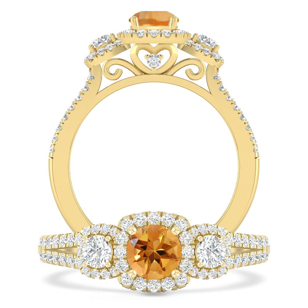 Yellow Gold - Citrine