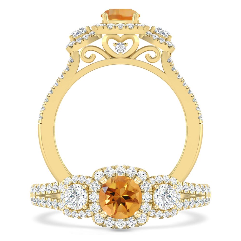 Yellow Gold - Citrine