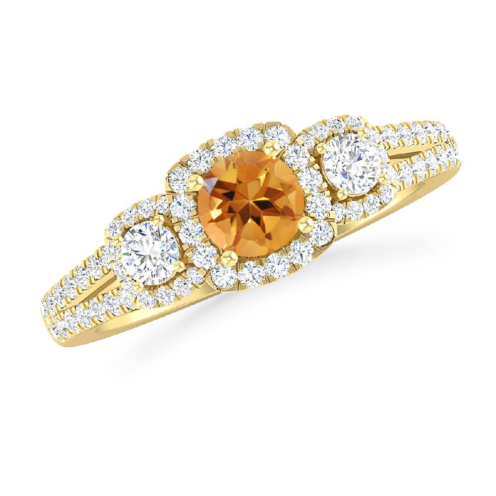 Yellow Gold - Citrine