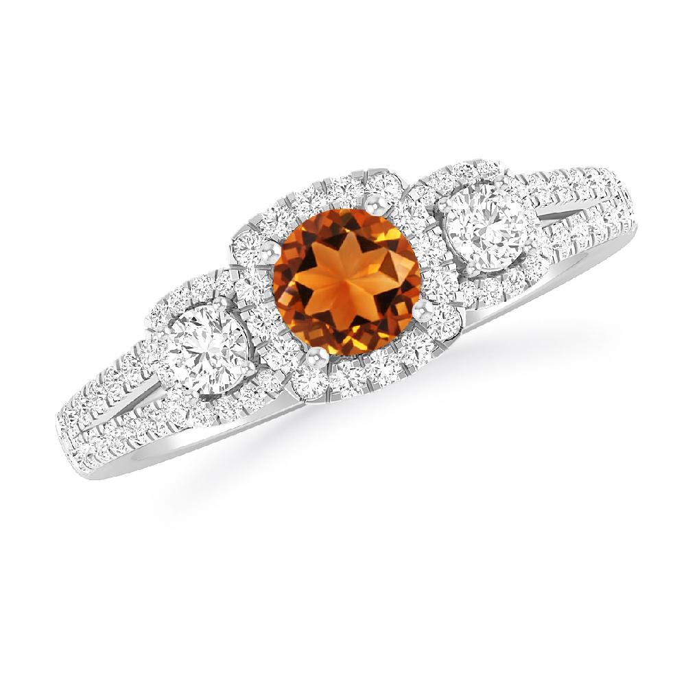 White Gold - Citrine