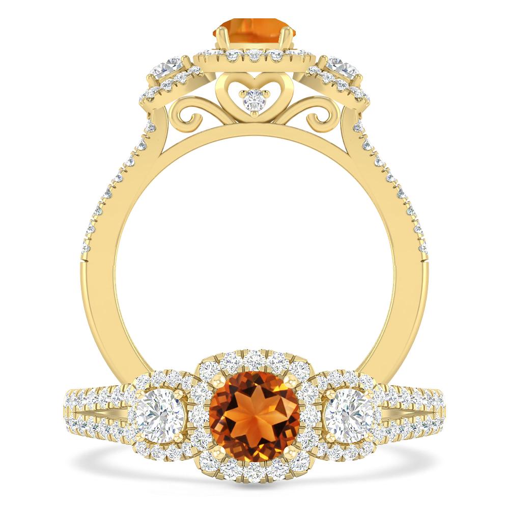 Yellow Gold - Citrine