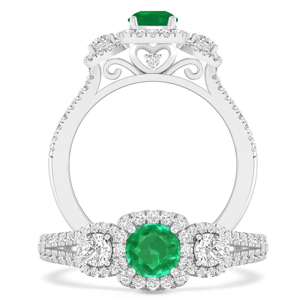 White Gold - Emerald