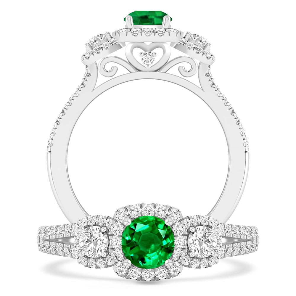 White Gold - Emerald