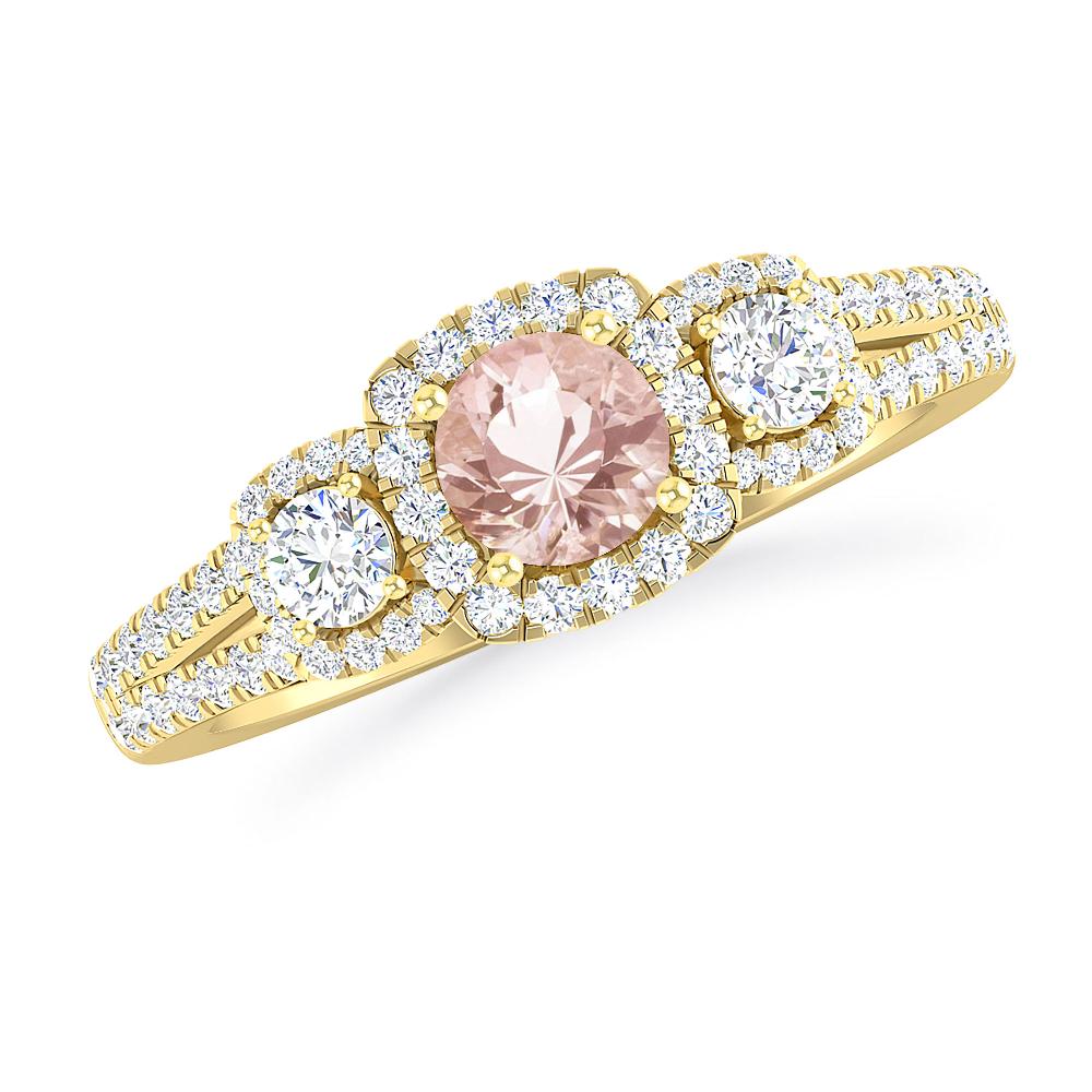 Yellow Gold - Morganite