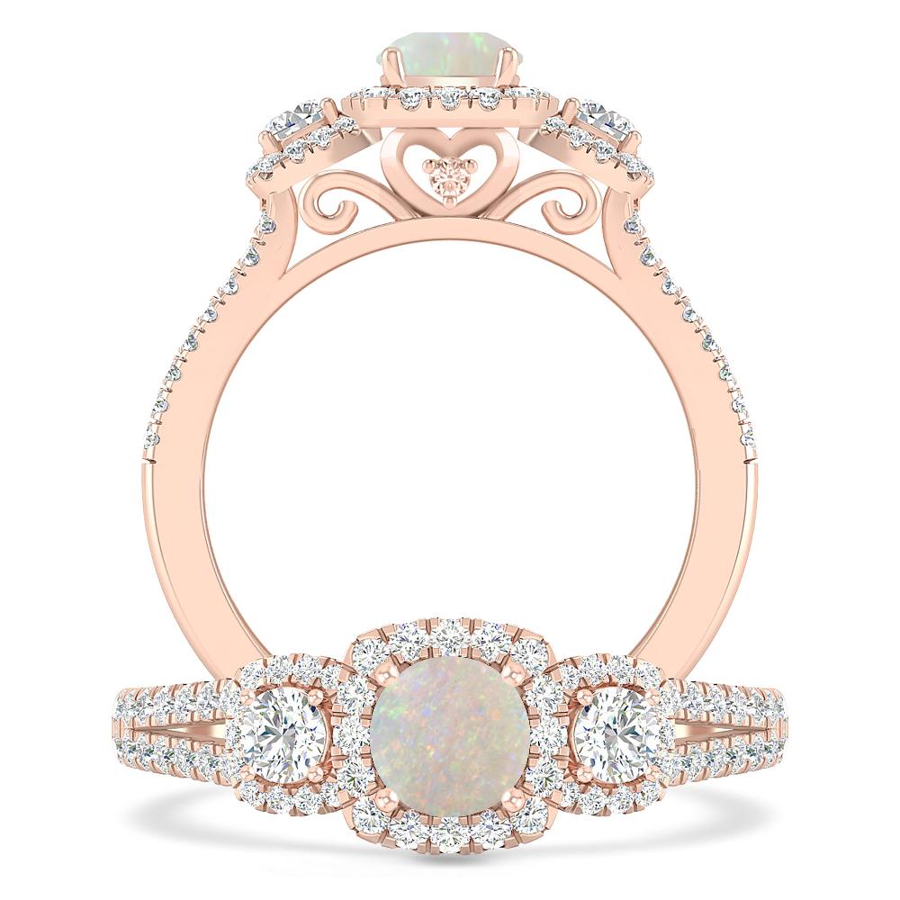 Rose Gold - Opal