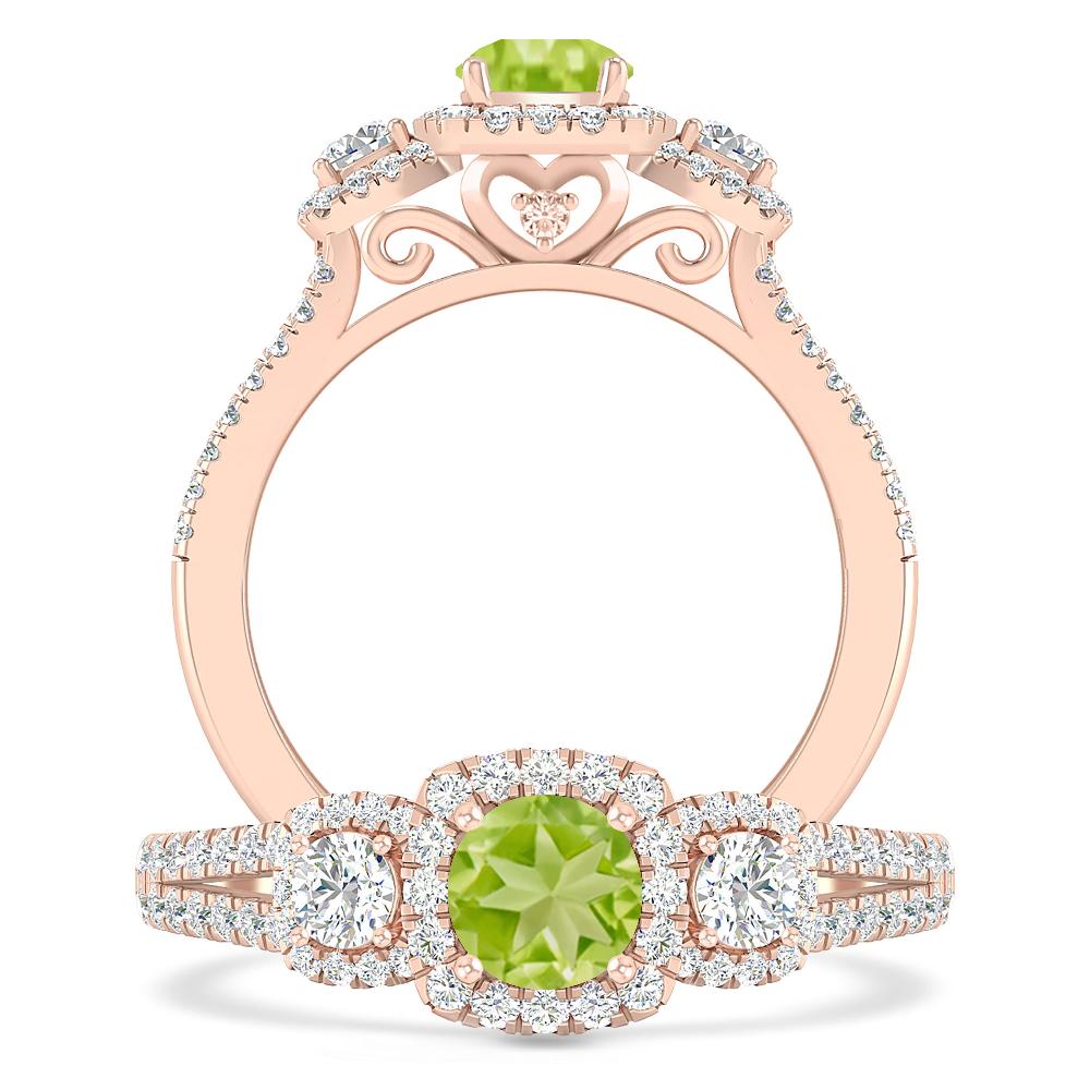 Rose Gold - Peridot