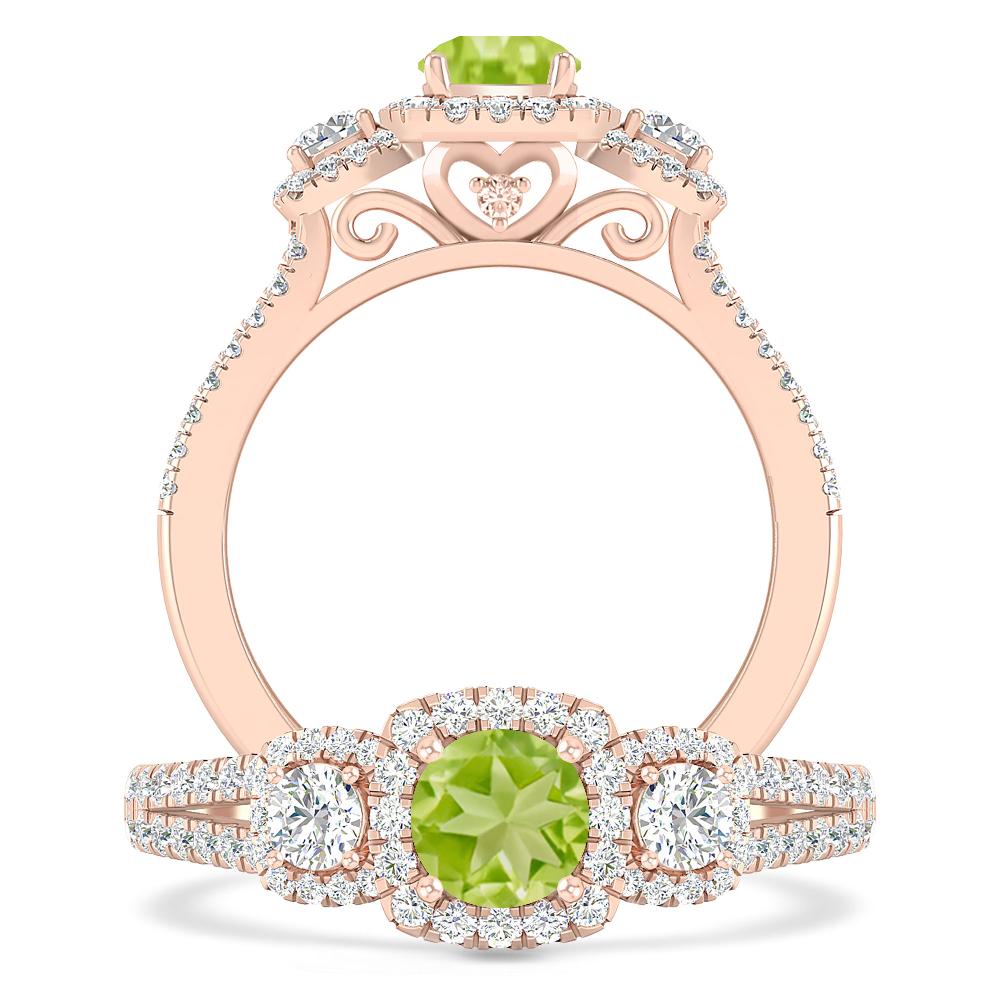 Rose Gold - Peridot