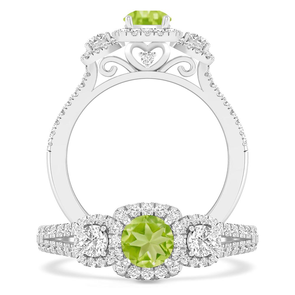 White Gold - Peridot