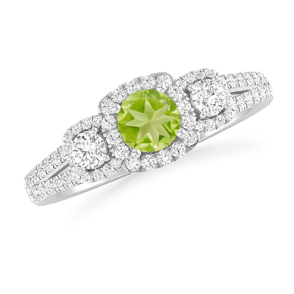 White Gold - Peridot