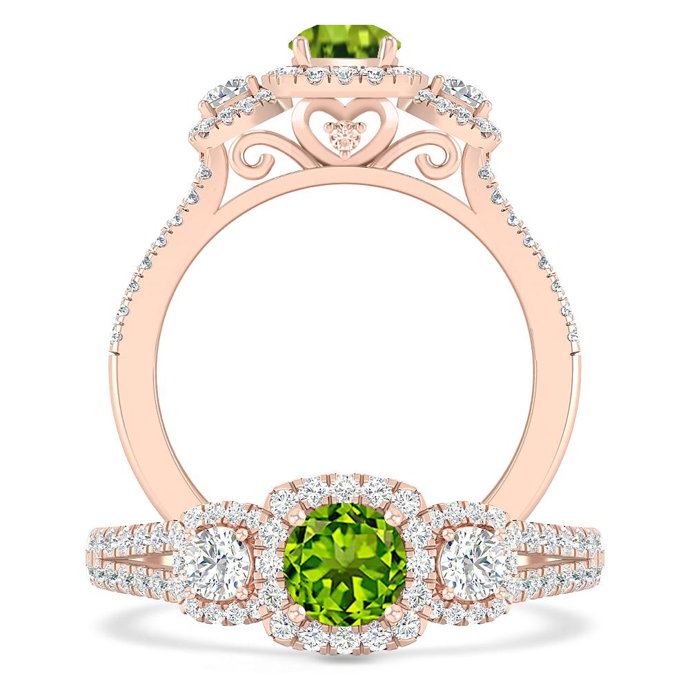 Rose Gold - Peridot