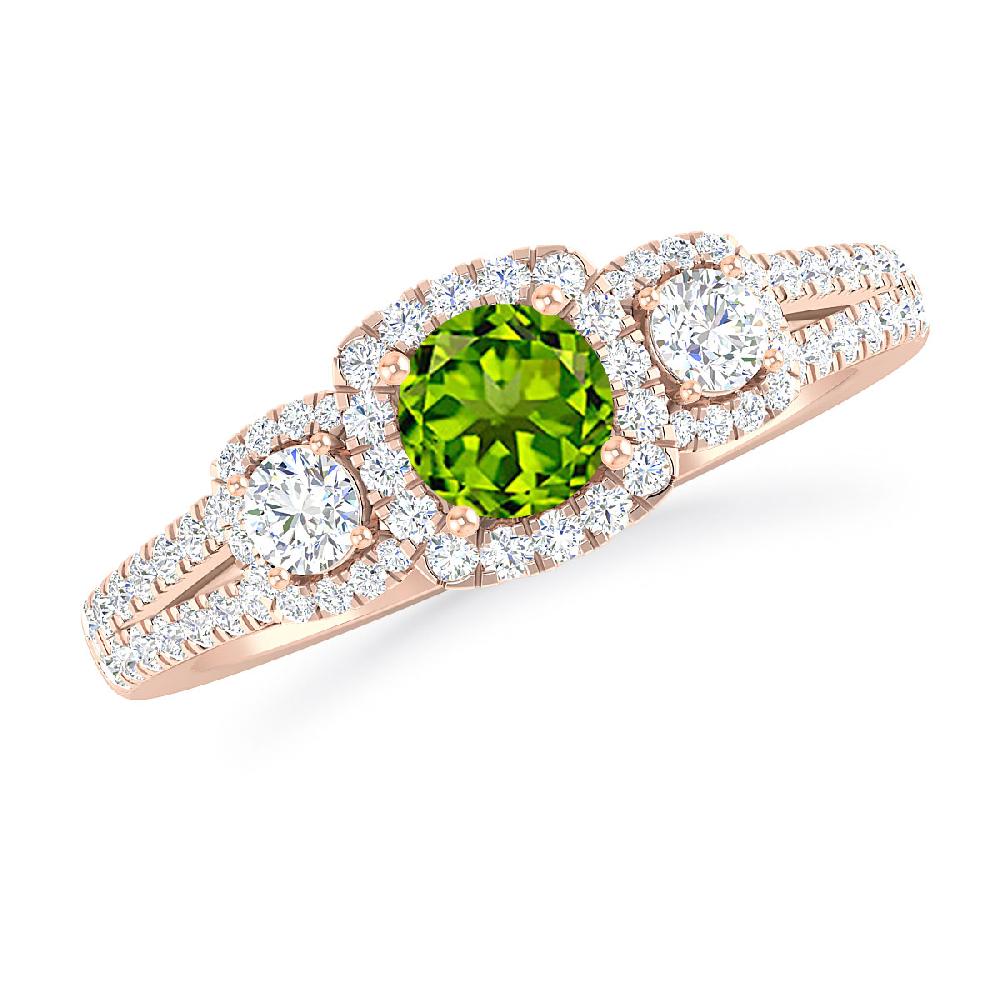 Rose Gold - Peridot