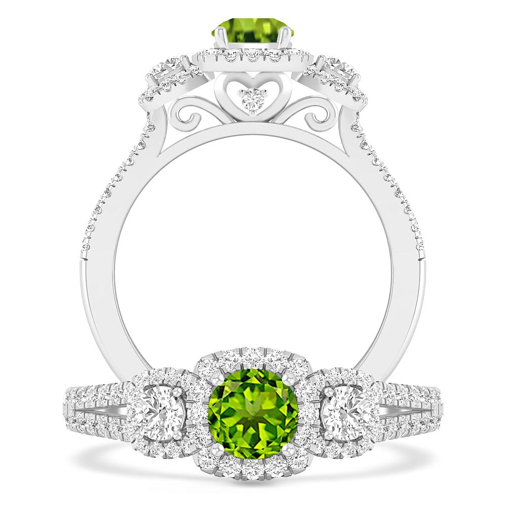 White Gold - Peridot