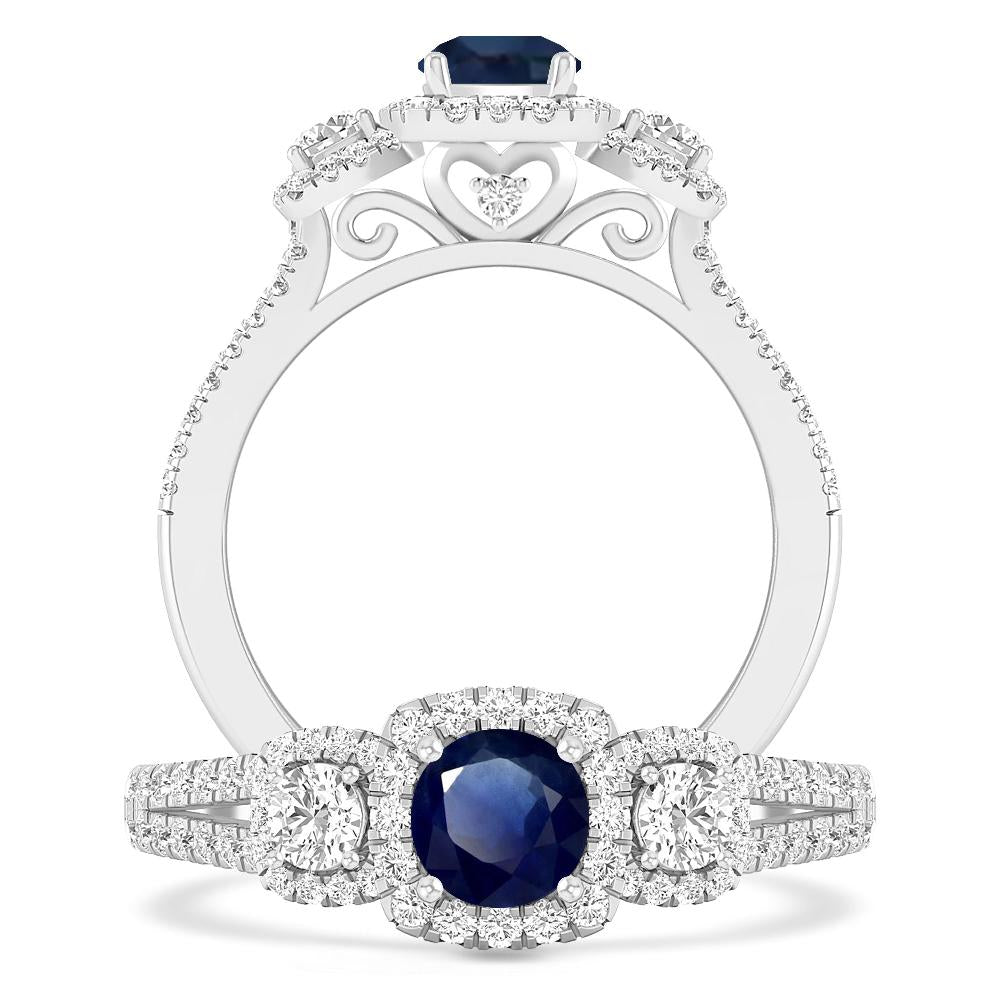 White Gold - Sapphire