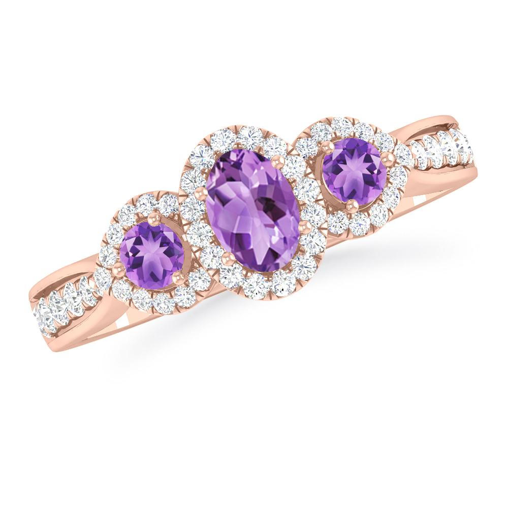 Rose Gold - Amethyst