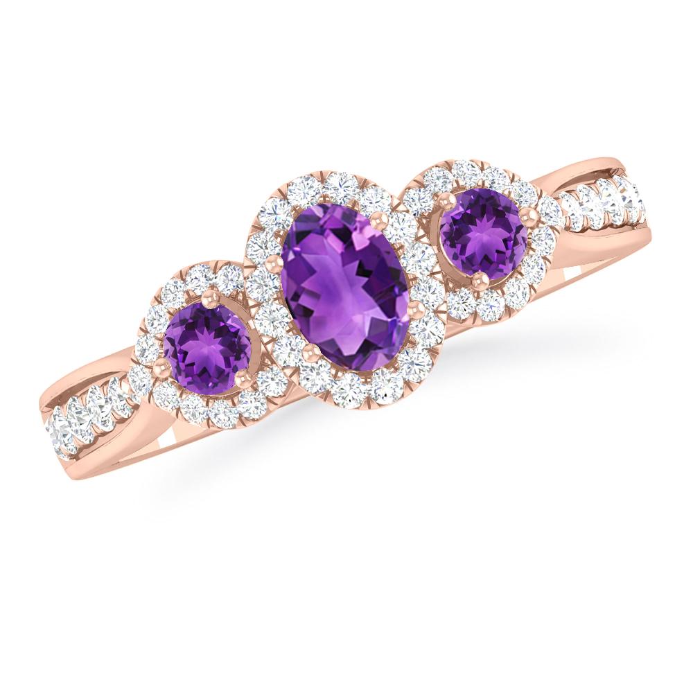 Rose Gold - Amethyst